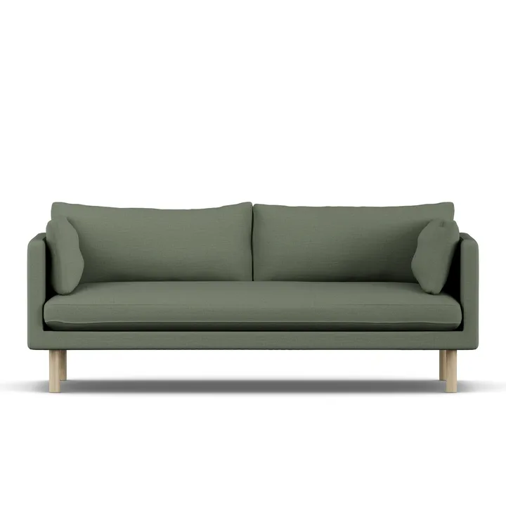Linnevik Sofa - Same Forest 6677-Eiche weiß geölt, 3-sitzig - 1898
