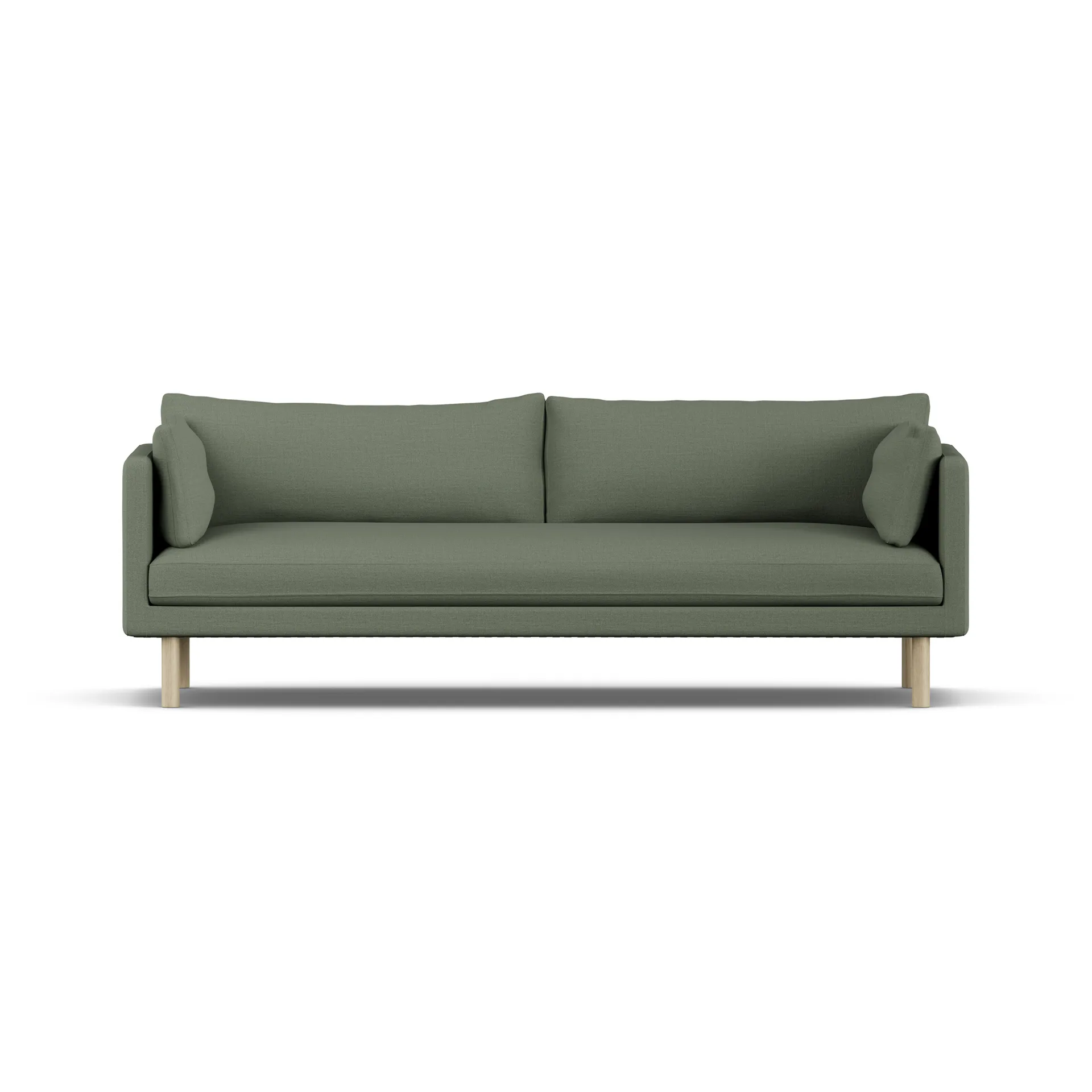 Linnevik Sofa, Same Forest 6677-Eiche weiß geölt, 4-sitzig, ohne Volant 1898