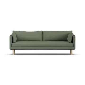 Linnevik Sofa - Same Forest 6677-Eiche weiß geölt, 4-sitzig, ohne Volant - 1898
