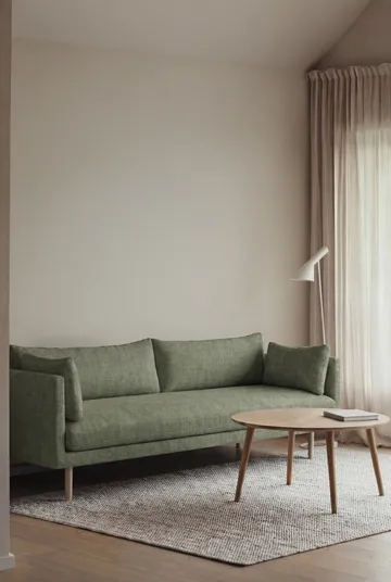 Linnevik Sofa - Same Forest 6677-Eiche weiß geölt, 4-sitzig, ohne Volant - 1898