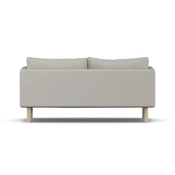 Linnevik Sofa - Same Grey 6673-Eiche weiß geölt, 2-sitzig, ohne Volant - 1898