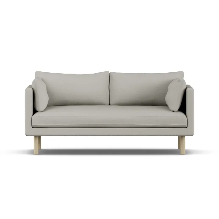 Linnevik Sofa - Same Grey 6673-Eiche weiß geölt, 2-sitzig - 1898