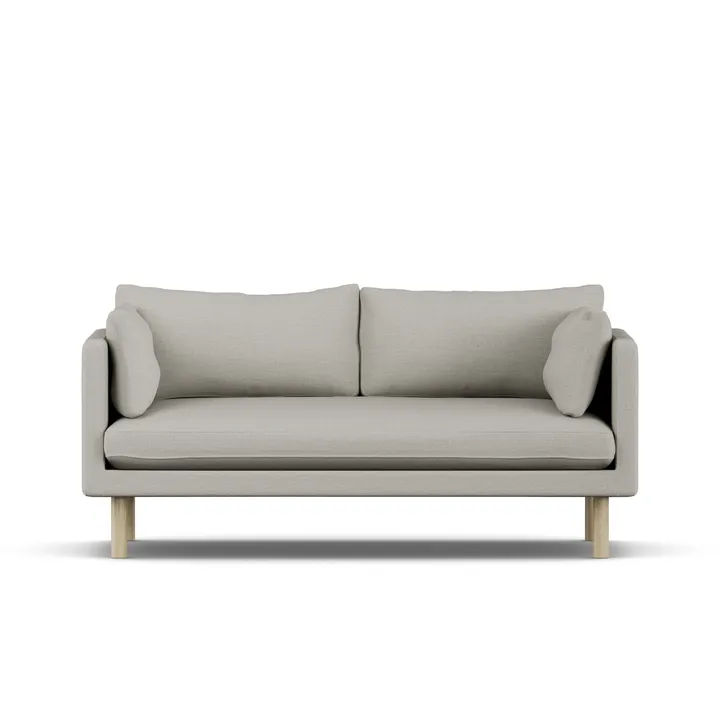 Linnevik Sofa - Same Grey 6673-Eiche weiß geölt, 2-sitzig - 1898
