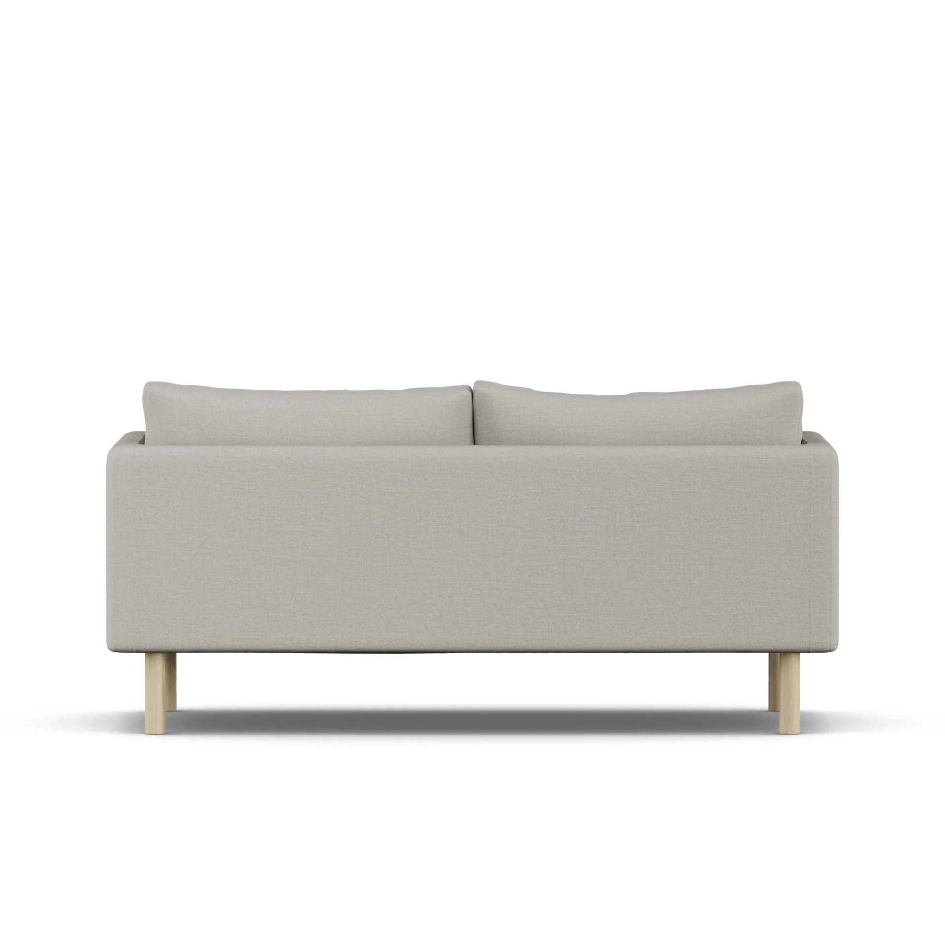 Linnevik Sofa, Same Grey 6673-Eiche weiß geölt, 2-sitzig 1898
