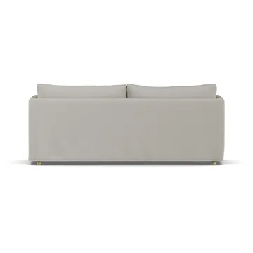 Linnevik Sofa - Same Grey 6673-Eiche weiß geölt, 3-sitzig, mit Volant - 1898