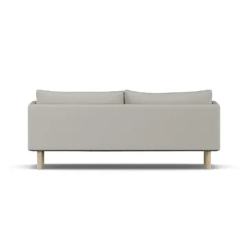 Linnevik Sofa - Same Grey 6673-Eiche weiß geölt, 3-sitzig, ohne Volant - 1898