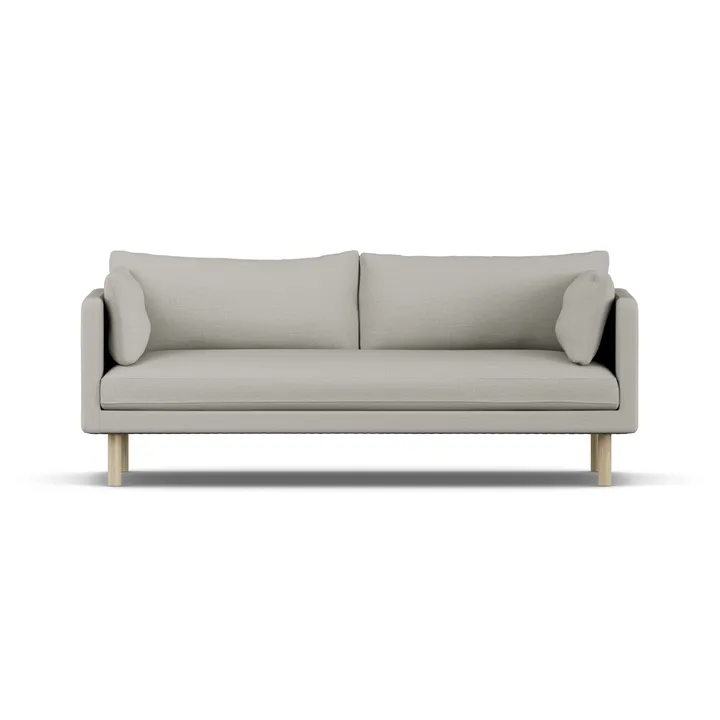 Linnevik Sofa - Same Grey 6673-Eiche weiß geölt, 3-sitzig - 1898