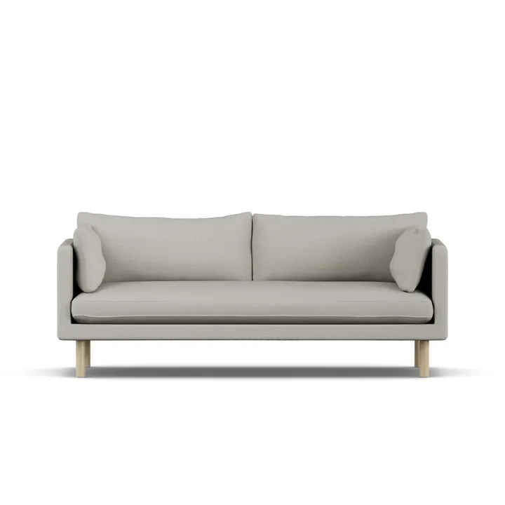 Linnevik Sofa - Same Grey 6673-Eiche weiß geölt, 3-sitzig - 1898