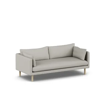 Linnevik Sofa - Same Grey 6673-Eiche weiß geölt, 3-sitzig - 1898