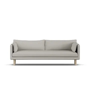 Linnevik Sofa - Same Grey 6673-Eiche weiß geölt, 4-sitzig, ohne Volant - 1898