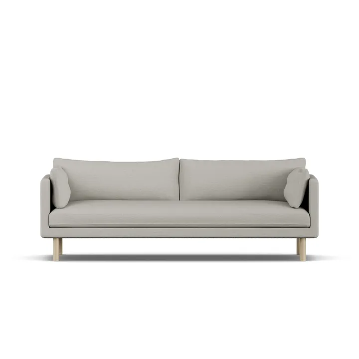 Linnevik Sofa - Same Grey 6673-Eiche weiß geölt, 4-sitzig - 1898