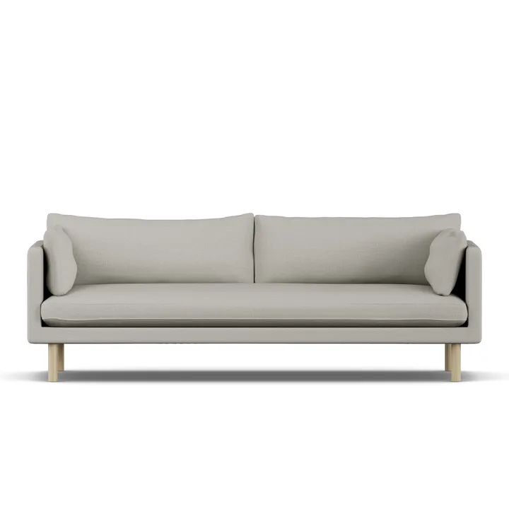 Linnevik Sofa - Same Grey 6673-Eiche weiß geölt, 4-sitzig - 1898