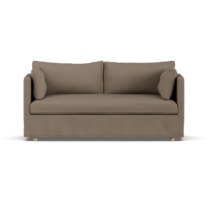 Linnevik Sofa - Same Mole 6674-Eiche weiß geölt, 2-sitzig, mit Volant - 1898
