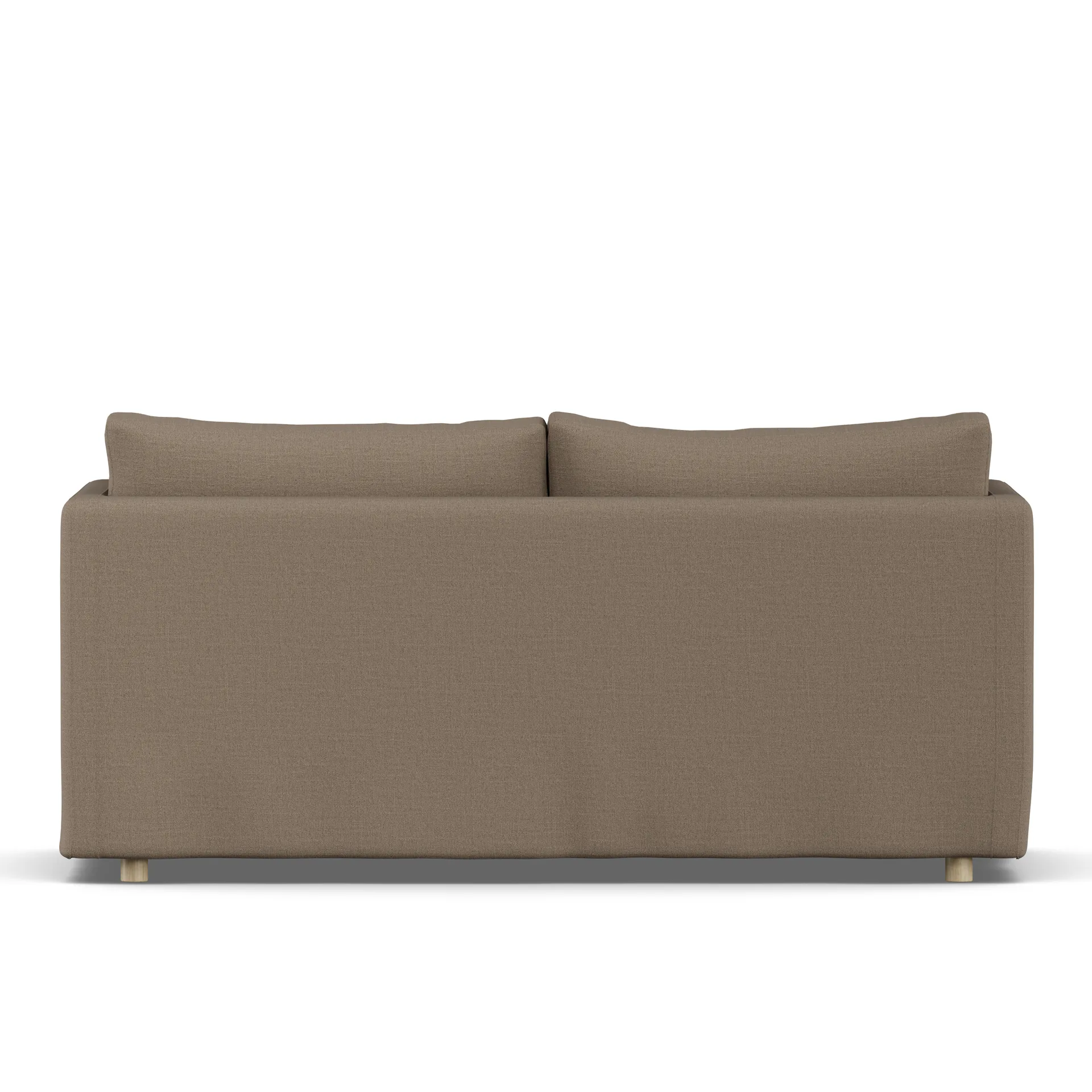 Linnevik Sofa, Same Mole 6674-Eiche weiß geölt, 2-sitzig, mit Volant 1898