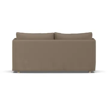 Linnevik Sofa - Same Mole 6674-Eiche weiß geölt, 2-sitzig, mit Volant - 1898