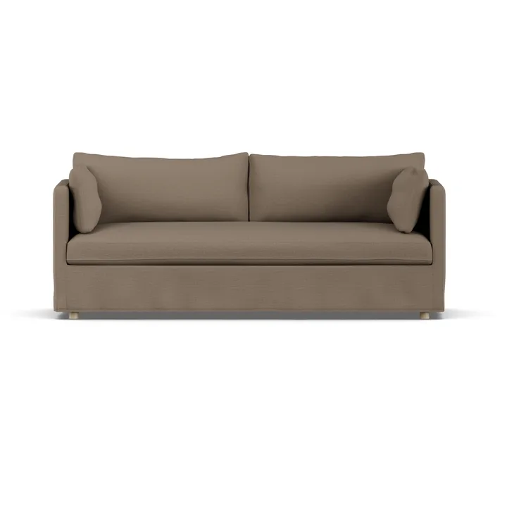 Linnevik Sofa - Same Mole 6674-Eiche weiß geölt, 3-sitzig, mit Volant - 1898