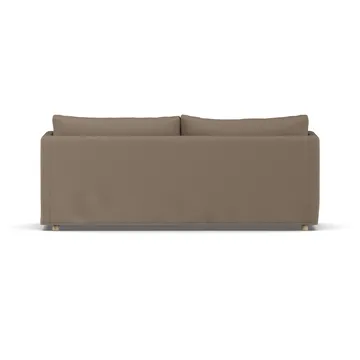 Linnevik Sofa - Same Mole 6674-Eiche weiß geölt, 3-sitzig, mit Volant - 1898