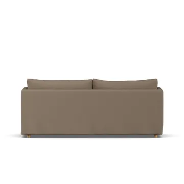 Linnevik Sofa - Same Mole 6674-Eiche weiß geölt, 3-sitzig, mit Volant - 1898