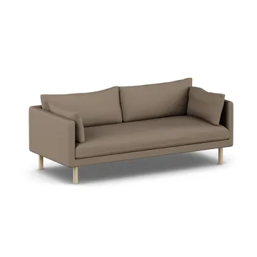 Linnevik Sofa - Same Mole 6674-Eiche weiß geölt, 3-sitzig, ohne Volant - 1898