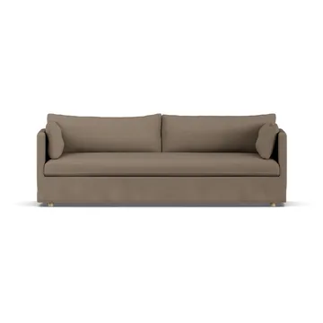 Linnevik Sofa - Same Mole 6674-Eiche weiß geölt, 4-sitzig, mit Volant - 1898