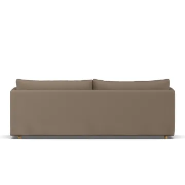 Linnevik Sofa - Same Mole 6674-Eiche weiß geölt, 4-sitzig, mit Volant - 1898