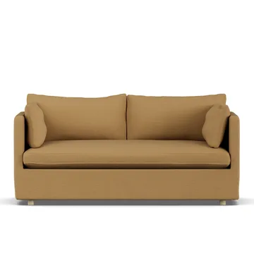 Linnevik Sofa - Same Ochre 6676-Eiche weiß geölt, 2-sitzig, mit Volant - 1898