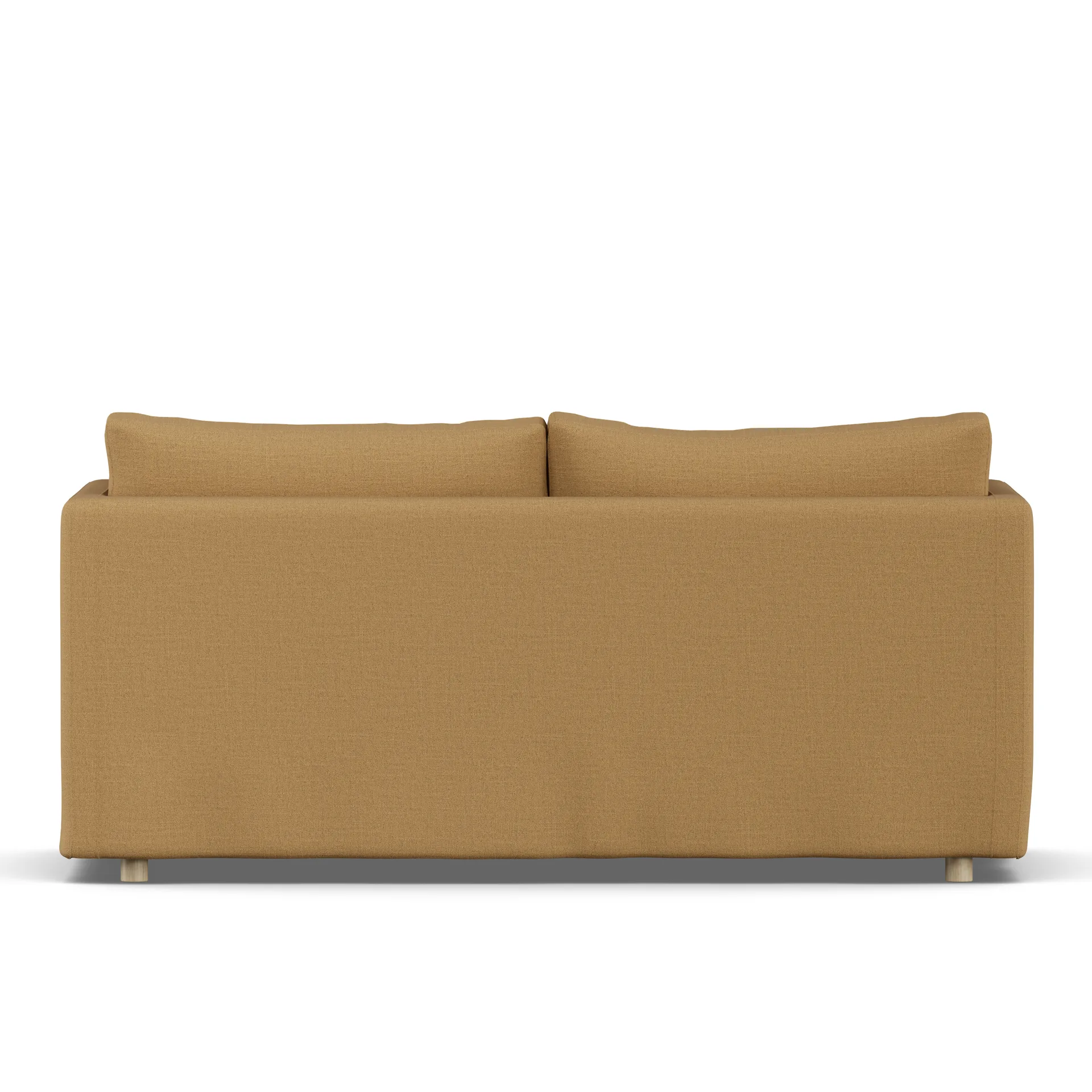 Linnevik Sofa, Same Ochre 6676-Eiche weiß geölt, 2-sitzig, mit Volant 1898