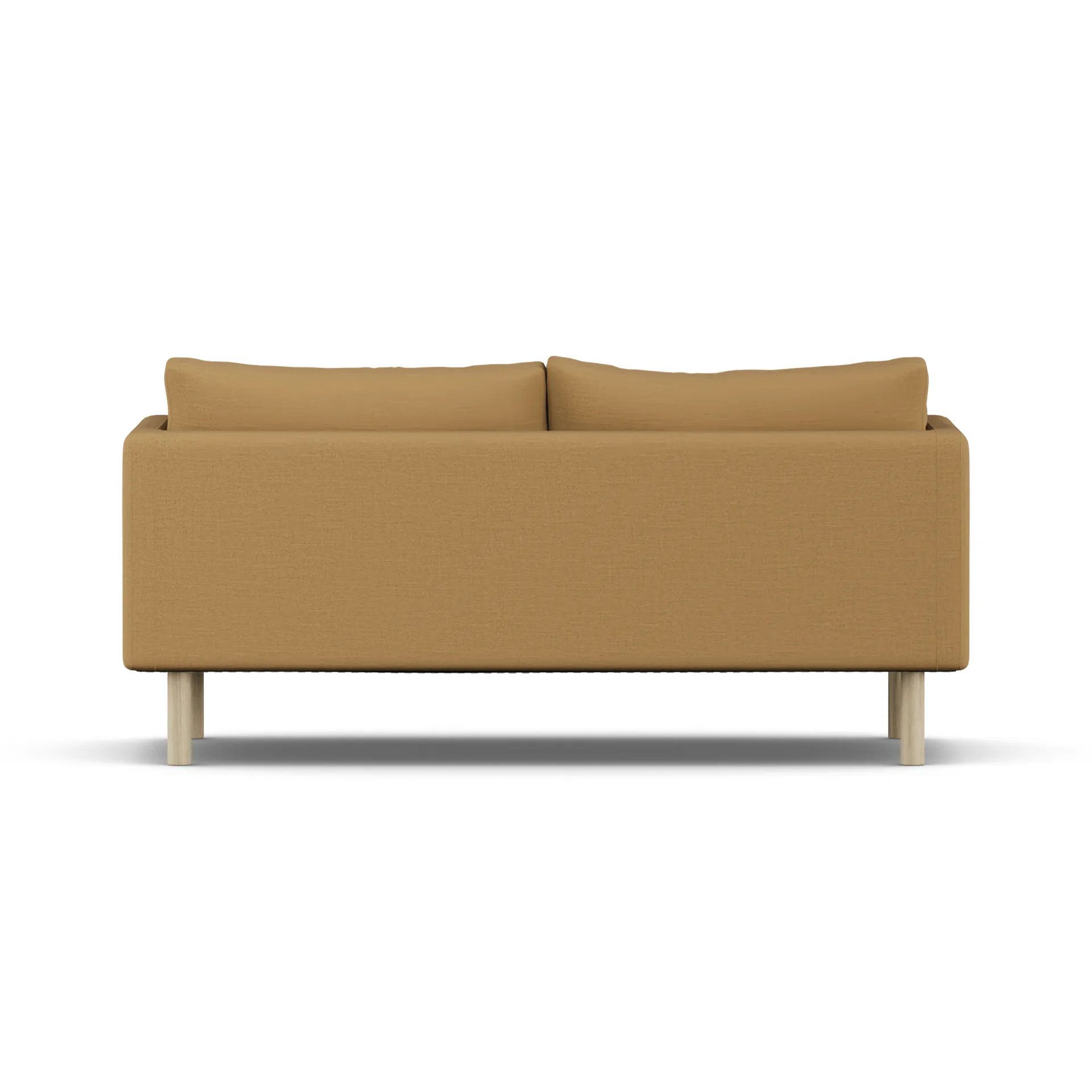 Linnevik Sofa, Same Ochre 6676-Eiche weiß geölt, 2-sitzig, ohne Volant 1898