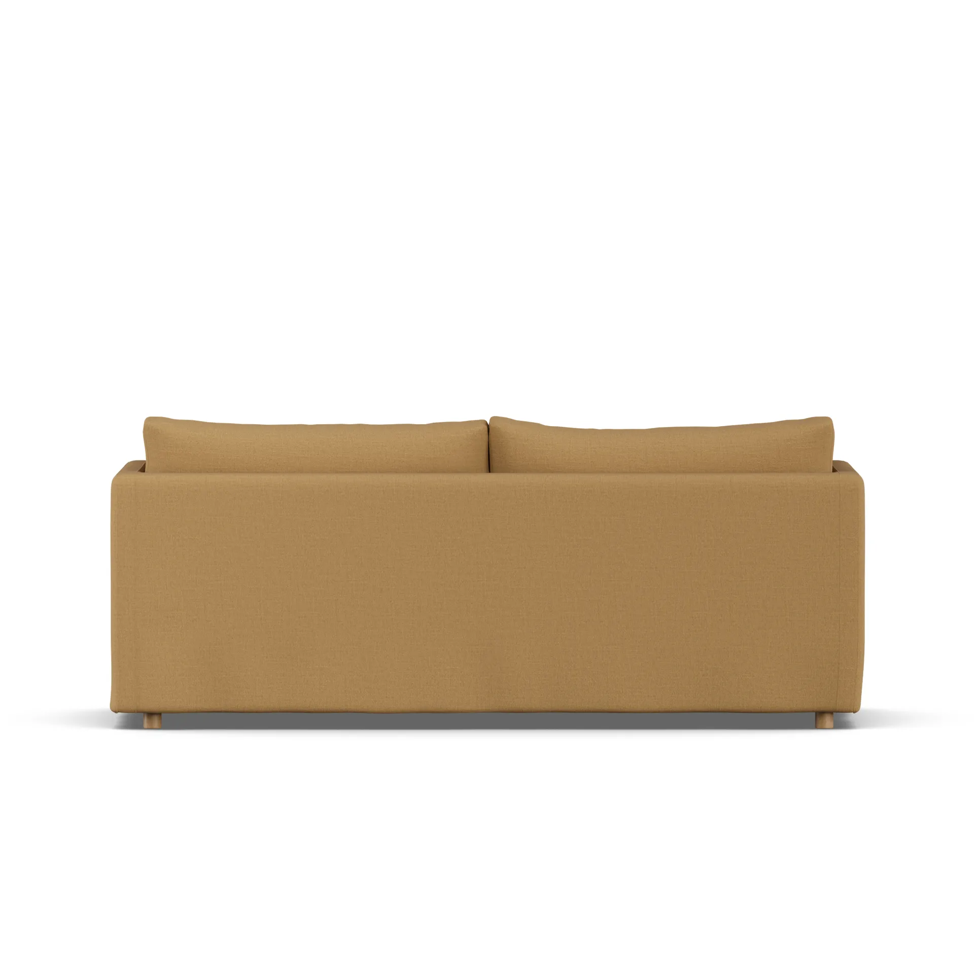 Linnevik Sofa, Same Ochre 6676-Eiche weiß geölt, 3-sitzig, mit Volant 1898