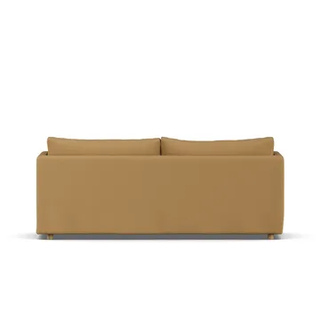 Linnevik Sofa - Same Ochre 6676-Eiche weiß geölt, 3-sitzig, mit Volant - 1898