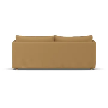 Linnevik Sofa - Same Ochre 6676-Eiche weiß geölt, 3-sitzig, mit Volant - 1898
