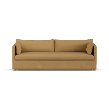 Linnevik Sofa - Same Ochre 6676-Eiche weiß geölt, 4-sitzig, mit Volant - 1898