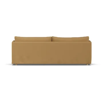 Linnevik Sofa - Same Ochre 6676-Eiche weiß geölt, 4-sitzig, mit Volant - 1898