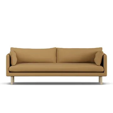 Linnevik Sofa - Same Ochre 6676-Eiche weiß geölt, 4-sitzig - 1898