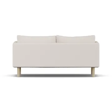 Linnevik Sofa - Same Off White 6671-Eiche weiß geölt, 2-sitzig, ohne Volant - 1898