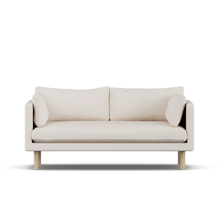Linnevik Sofa - Same Off White 6671-Eiche weiß geölt, 2-sitzig - 1898
