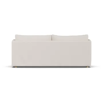 Linnevik Sofa - Same Off White 6671-Eiche weiß geölt, 3-sitzig, mit Volant - 1898