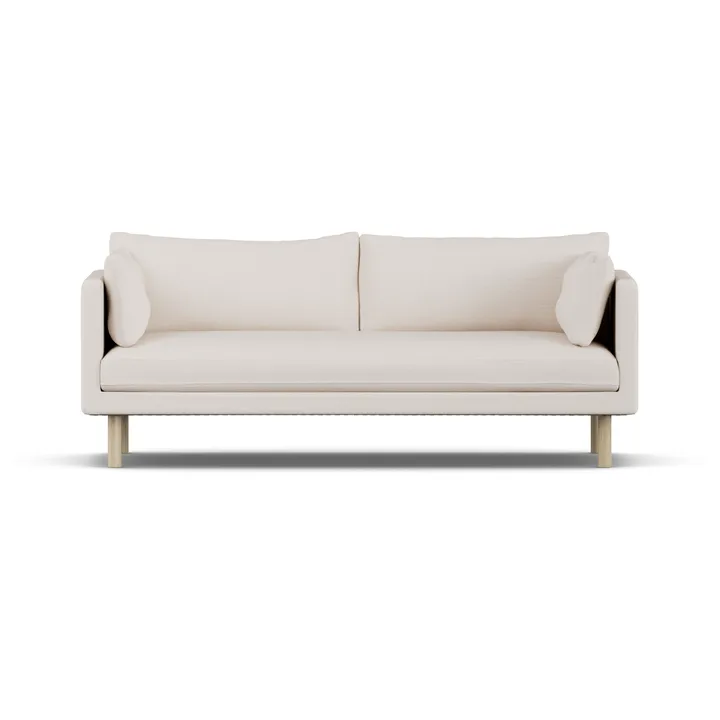 Linnevik Sofa - Same Off White 6671-Eiche weiß geölt, 3-sitzig - 1898
