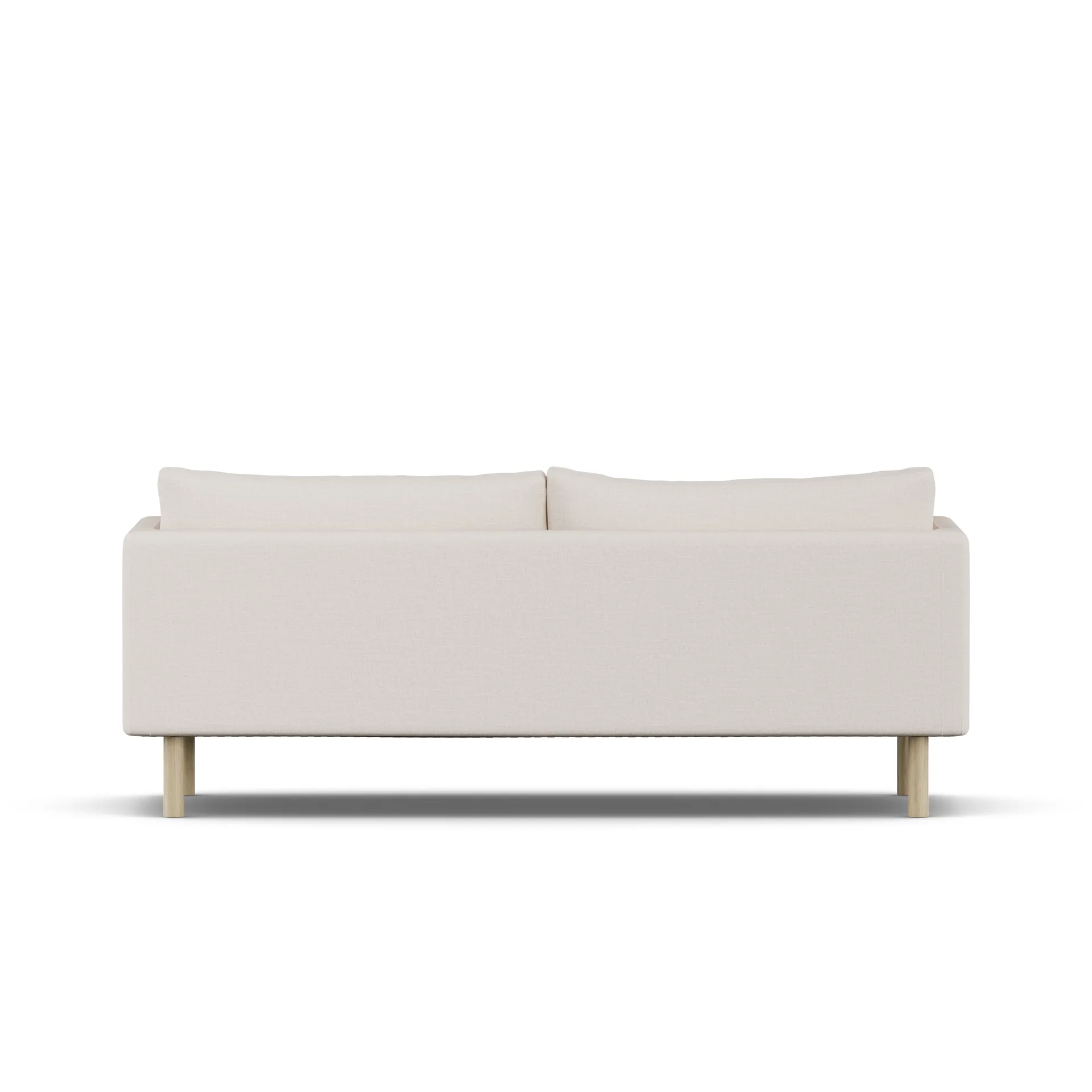 Linnevik Sofa, Same Off White 6671-Eiche weiß geölt, 3-sitzig 1898