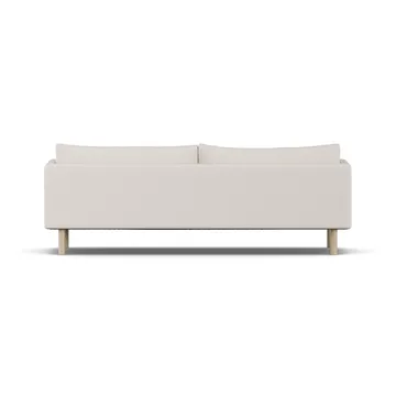 Linnevik Sofa - Same Off White 6671-Eiche weiß geölt, 4-sitzig, ohne Volant - 1898