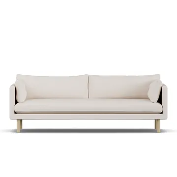 Linnevik Sofa - Same Off White 6671-Eiche weiß geölt, 4-sitzig - 1898
