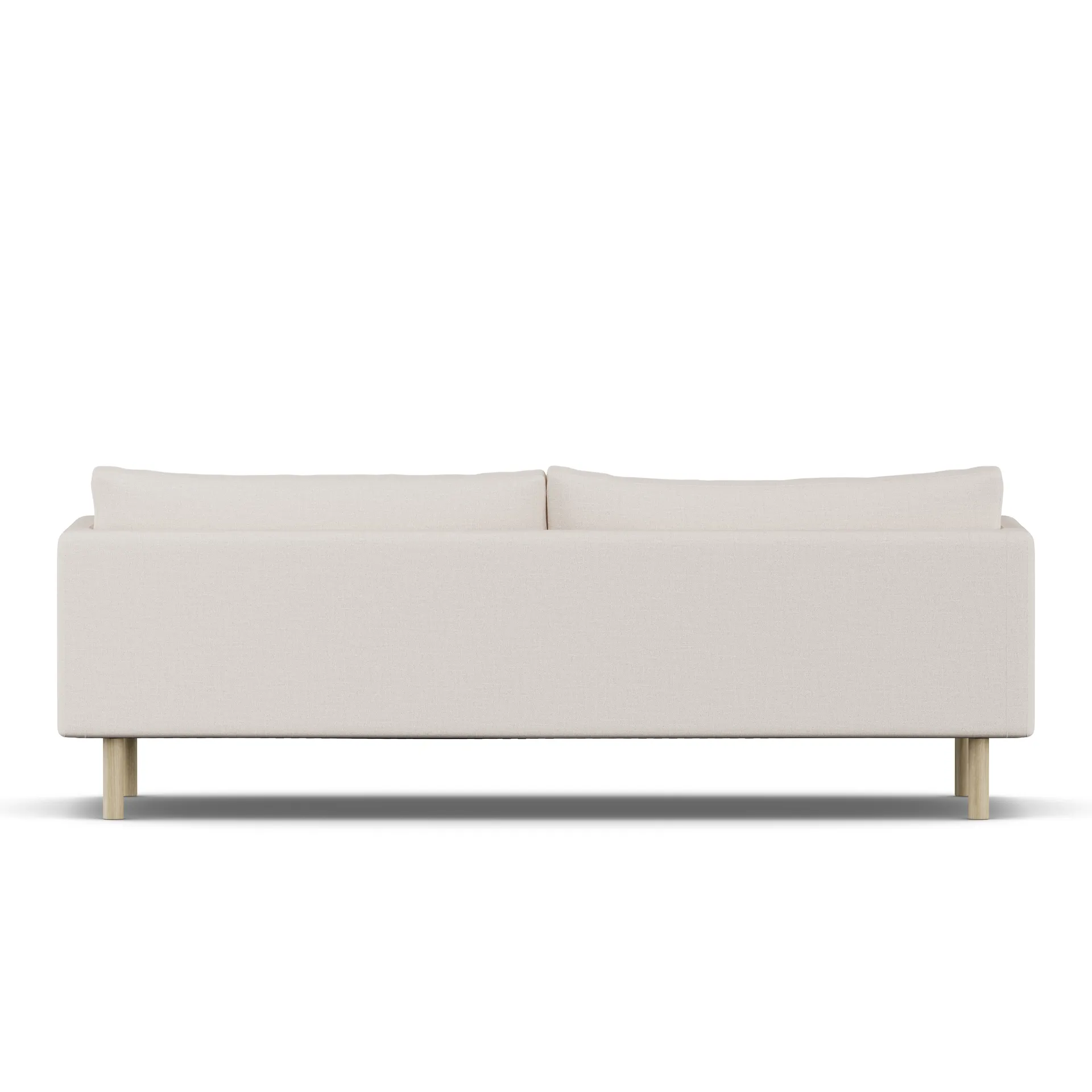 Linnevik Sofa, Same Off White 6671-Eiche weiß geölt, 4-sitzig 1898