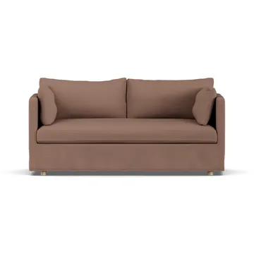 Linnevik Sofa - Same Rust 6675-Eiche weiß geölt, 2-sitzig, mit Volant - 1898