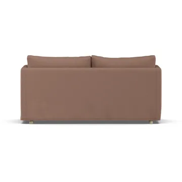 Linnevik Sofa - Same Rust 6675-Eiche weiß geölt, 2-sitzig, mit Volant - 1898