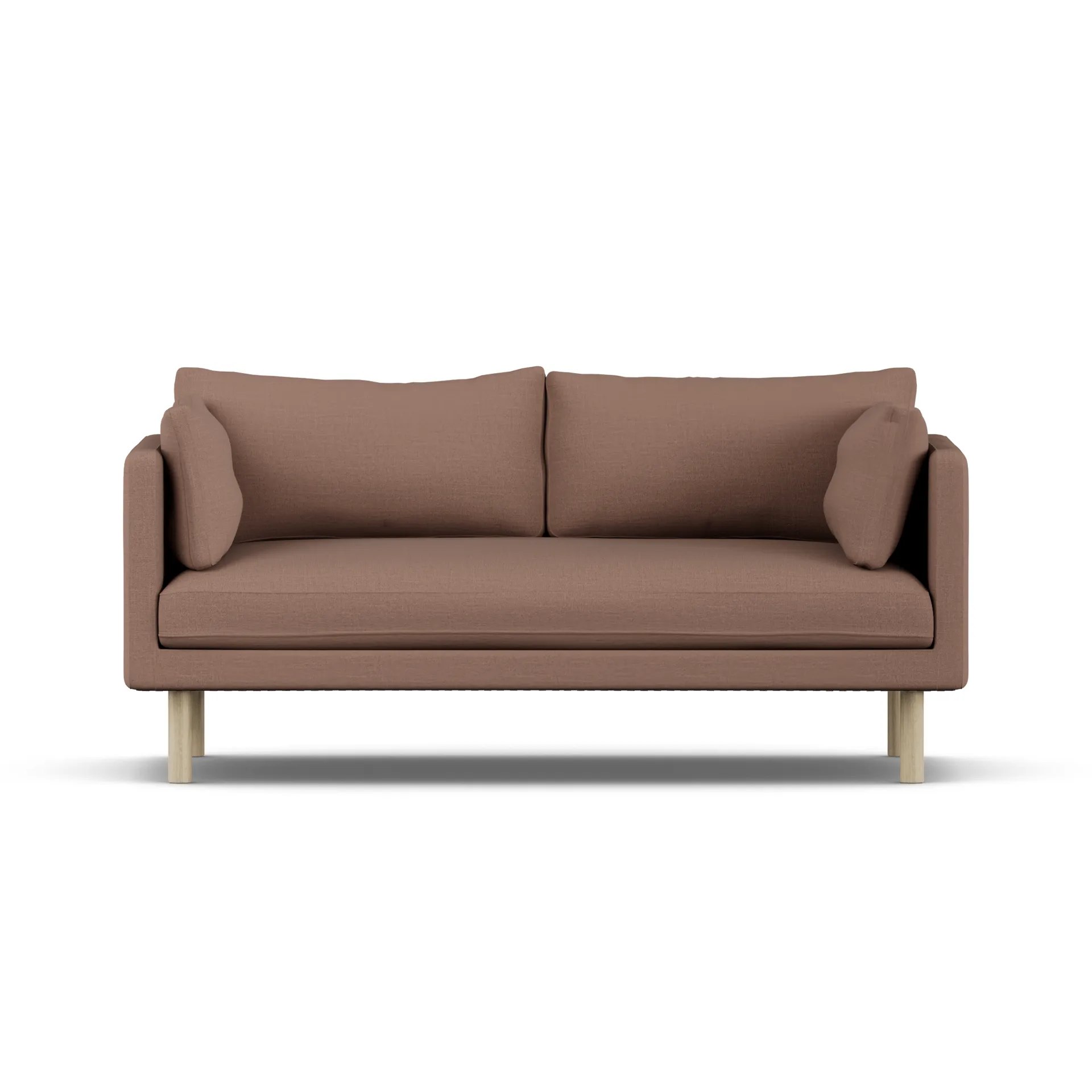 Linnevik Sofa, Same Rust 6675-Eiche weiß geölt, 2-sitzig, ohne Volant 1898