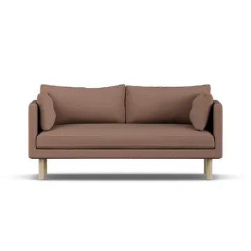 Linnevik Sofa - Same Rust 6675-Eiche weiß geölt, 2-sitzig, ohne Volant - 1898