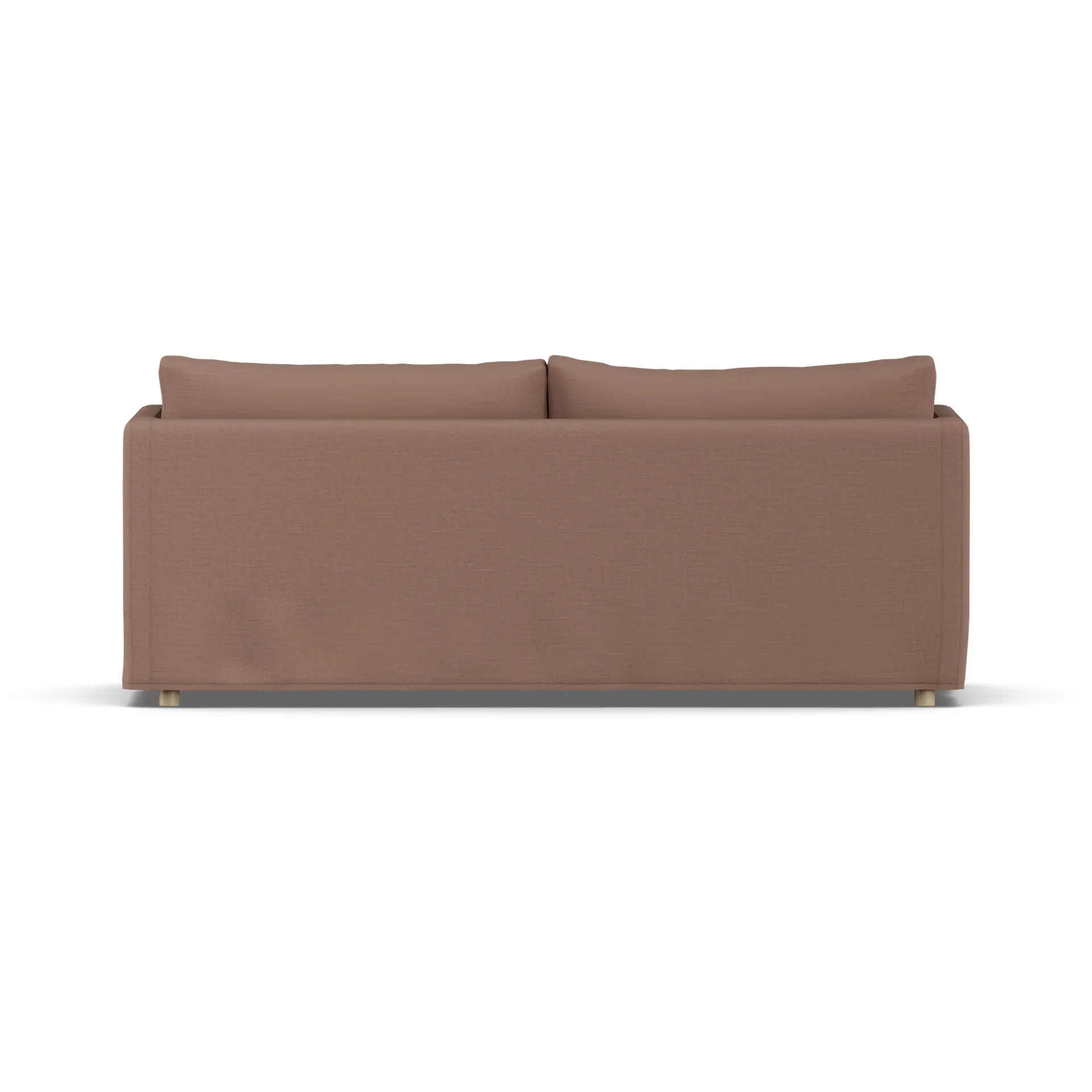 Linnevik Sofa, Same Rust 6675-Eiche weiß geölt, 3-sitzig, mit Volant 1898