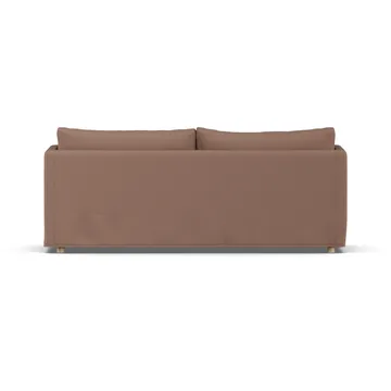 Linnevik Sofa - Same Rust 6675-Eiche weiß geölt, 3-sitzig, mit Volant - 1898