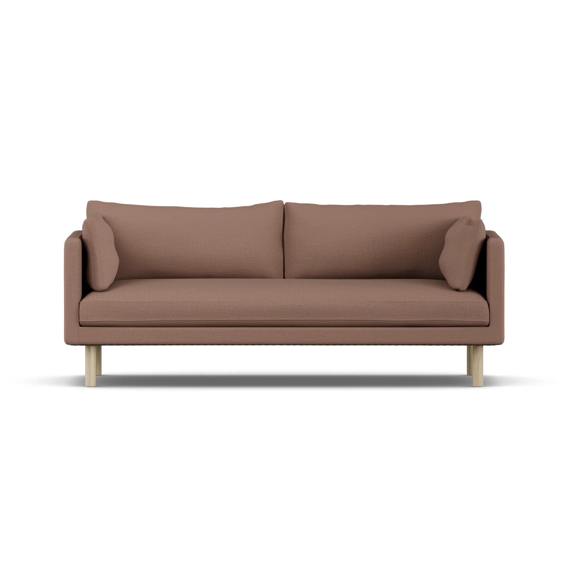 Linnevik Sofa, Same Rust 6675-Eiche weiß geölt, 3-sitzig, ohne Volant 1898