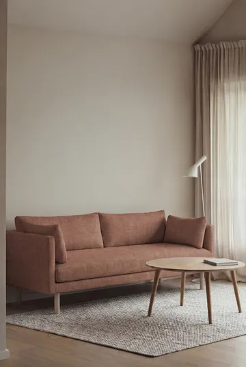 Linnevik Sofa - Same Rust 6675-Eiche weiß geölt, 3-sitzig, ohne Volant - 1898